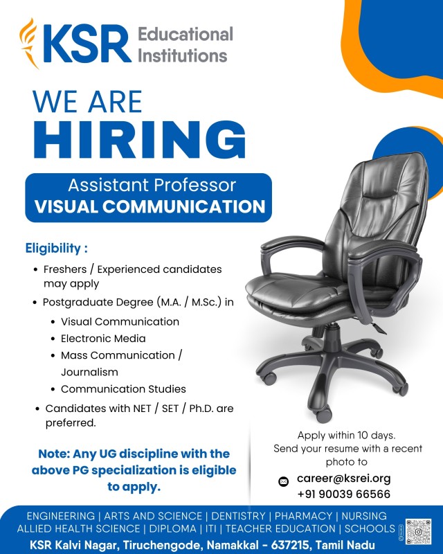 Assistant Professor - Visual Communiaction