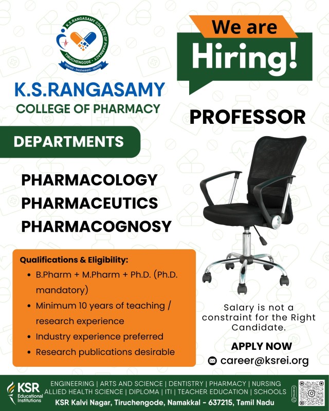 Pharmacy - Professor